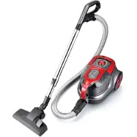 Heinner Ecologische Stofzuiger zonder zak - Vacuum Cleaner Zakloos - HEPA filter stofzuigers - Telescopisch - Rood - Energielabel A