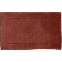 Casilin Badmat Antislip 60x100cm Orlando - Waterabsorberende Badkamermat - Wasbaar en Sneldrogend - Voor Douche en Bad - Hoogpolig - Acryl - Rechthoek - Oranje