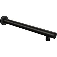 Brauer Thermostatisch Inbouwdoucheset Black 20cm Hoofddouche Wandarm 3 Standen Handdouche op Glijstang Mat Zwart