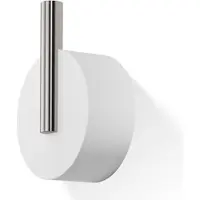 DECOR WALTHER Haakje Stone Klein Matt Wit Matt RVS