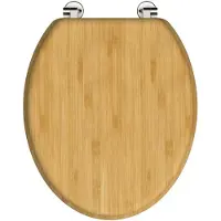 Schutte NATURAL BAMBOO WC-bril van massief bamboe 81001
