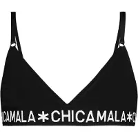 Muchachomalo Meisjes 1-pack triangle top effen