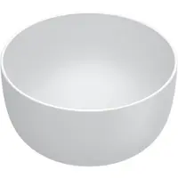 Catalano Sfera Opzetwastafel 42x22cm Rond - Mat Wit - Keramiek - 8059015195005 - Wastafels, Opzetwastafels