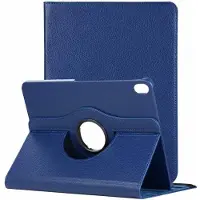 Ntech Hoes geschikt voor Apple iPad iPad Pro 11 inch hoesje 360° Rotating hoesje Case + 4 in 1 Styuls Donker Blauw