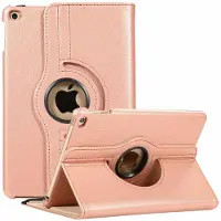 Ntech Hoes geschikt voor Apple iPad iPad Mini 2019 Draaibaar Hoesje 360 - Rosegoud