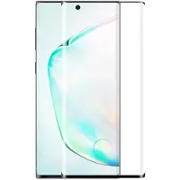 Ntech Screenprotector Geschikt voor Samsung Galaxy Note 10 Plus full cover Screenprotector - Zwart