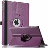 Ntech Hoes geschikt voor Apple iPad iPad 9.7 (2017 / 2018) hoesje 360° draaibaar Paars