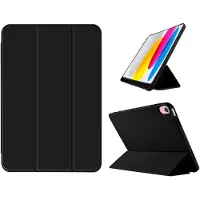 Ntech Hoes geschikt voor iPad 2022 10e Generatie (10.9 inch) met pencil houder - Smart bookcase - Zwart