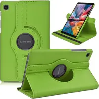 Ntech Hoesje Geschikt Voor Samsung Galaxy Tab A7 Lite Hoes bookcase - Hoesje Geschikt Voor Samsung Galaxy Tab A7 Lite hoes 8.7 360 draaibare case Hoesje - Groen