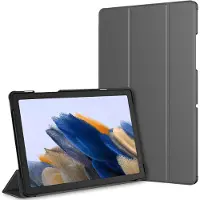 Ntech Hoes Geschikt voor Samsung Galaxy Tab A8 (2021 & 2022) hoes – tri-fold bookcase met auto/wake functie - 10.5 inch – Grijs