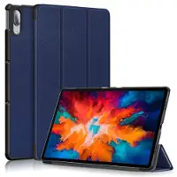 Ntech Hoes Geschikt voor Lenovo Tab P11 Plus hoes - Hoes Geschikt voor Lenovo Tab P11 Plus bookcase Donker Blauw - Trifold tablethoes smart cover - hoes Hoes Geschikt voor Lenovo Tab P11 Plus - Ntech