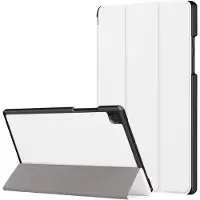 Ntech Hoes Geschikt voor Samsung Galaxy Tab A7 Hoes - 10.4 inch - (2020/2022) - Smart Case / Trifold Bookcase – Wit