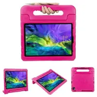 Ntech Hoes geschikt voor iPad pro 11 inch hoes kinderen Roze - Hoes geschikt voor iPad 2022 kinderen Hoes - Hoes geschikt voor iPad 4th/3rd/2nd/1st generatie hoesjes Kidsproof Backcover met handvat - Ntech