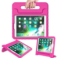 Ntech ipad 2017 hoes kinderen Roze - iPad 2018 kinderen Hoes - ipad 6e generatie hoesjes Kidsproof Backcover met handvat - Ntech