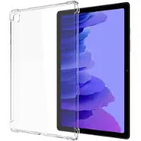Ntech Hoes Geschikt voor Samsung Galaxy Tab A7 10.4 Hoes siliconen Shockproof - (2020/2022) - Schokbestendig Transparant cover