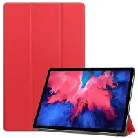 Ntech Hoes Geschikt voor Lenovo Tab P11 Pro hoes - Hoes Geschikt voor Lenovo Tab P11 Pro bookcase Rood - Trifold tablethoes smart cover - hoes Hoes Geschikt voor Lenovo Tab P11 Pro 11.5 inch - Ntech