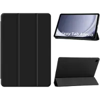 Ntech Hoes Geschikt voor Samsung Galaxy Tab A9 Plus hoes – tri-fold bookcase met auto/wake functie - 11 Inch – Zwart