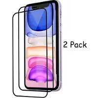 Ntech Screenprotector Geschikt voor 13 Screenprotector full cover - Screenprotector Geschikt voor 13 Screen Protector Beschermglas - Zwart - Full cover - 2 stuks