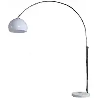 Invicta Vloerlamp BIG BOW 175-205cm wit met marmeren voet - 19694