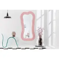Invicta Wandspiegel Alice II 100cm roze/ 43165