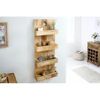 Invicta Stevige keukenplank HEMINGWAY 80cm mangohouten wandplank - 42573