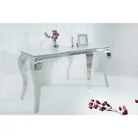 Invicta Sidetabel Moderne Barok 145cm wit zilver/ 37905