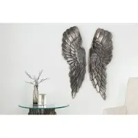 Invicta Enorme wanddecoratie FALLEN ANGEL 65cm engelenvleugels in asymmetrisch ontwerp - 38437