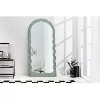 Invicta Design wandspiegel WAVE 160cm saliegroen - 43157