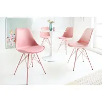 Invicta Retro stoel SCANDINAVIA MEESTERSTUK roze - 42040