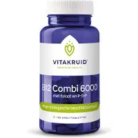 Vitakruid B12 Combi 6000 met folaat en P-5-P - 2 x 120 tabletten - Voordeelverpakking