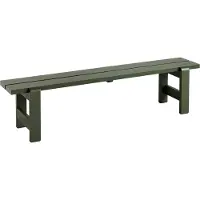 HAY Weekday bank 190x32 cm gelakt sparrenhout Olive