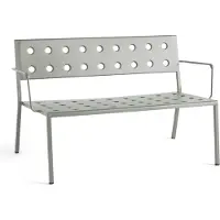 HAY Balcony Loungebank Met Armleuningen - Banken Staal Desert Green - AB828-B682-AH18