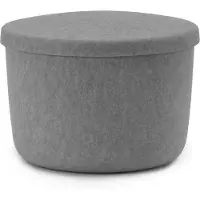 Normann Copenhagen Poef Hide Storage Pouf Small Grey