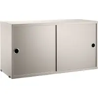 String kast met schuifdeur beige, 78x30 cm