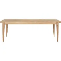Gubi S-table eettafel oak matt lacqured, extendable