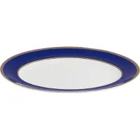 Wedgwood Renaissance Gold serveerschaal ovaal 35 cm