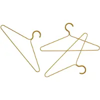HAY - Gekleurde Klerenhanger - Set van 3 (Dijongeel)