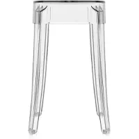 Kartell Charles Ghost Kruk - Set van 2 H 46 cm | Crystal