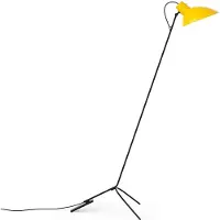 Astep VV Cinquanta Vloerlamp Black Frame | Yellow Reflector