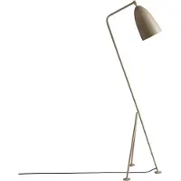 Gubi Vloerlampe , Gräshoppa, Grijs, Woonkamer, Metaal, Designer