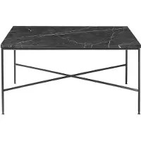 Fritz Hansen Planner MC320 salontafel Marmer charcoal – zwart