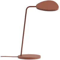 Muuto Leaf tafellamp wit Copper brown