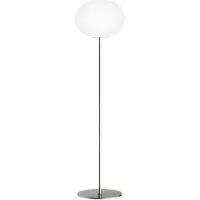 Flos Vloerlampe , GLO-BALL, dimbare, Metallic, Woonkamer, Glas, Designer