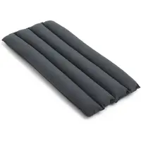 HAY Palissade Soft Quilted Kussen Voor Een Eetkamerstoel Antraciet - Kussens Olefine Anthracite - AE014-B281-AH69