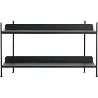 Muuto Compile Shelving System Opslagsysteem Black | Configuration 1