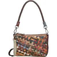 Beagles Schoudertas Multi Leer Woven