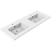 Allibert wastafel Tobi keramiek 120cm wit