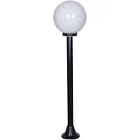 Lyora Tuinlamp Globe Bolano 121cm. staand opaal