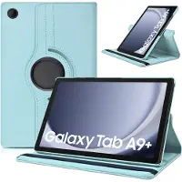 Ntech Hoes Geschikt voor Samsung Galaxy Tab A9 Plus hoes – 360° draaibaar tablethoes – Lichtblauw