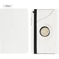 Ntech Hoes Geschikt voor Samsung Galaxy Tab A8 hoes – Hoes Geschikt voor Samsung Galaxy Tab A8 (2021 / 2022) hoes – 360° draaibaar tablethoes – Wit